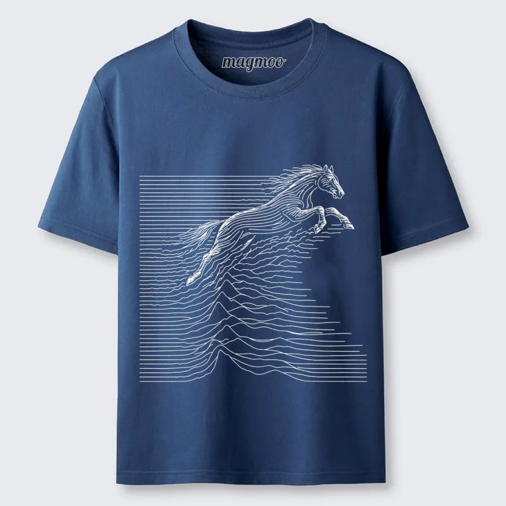 Magmoo Line Art Stallion T-shirt