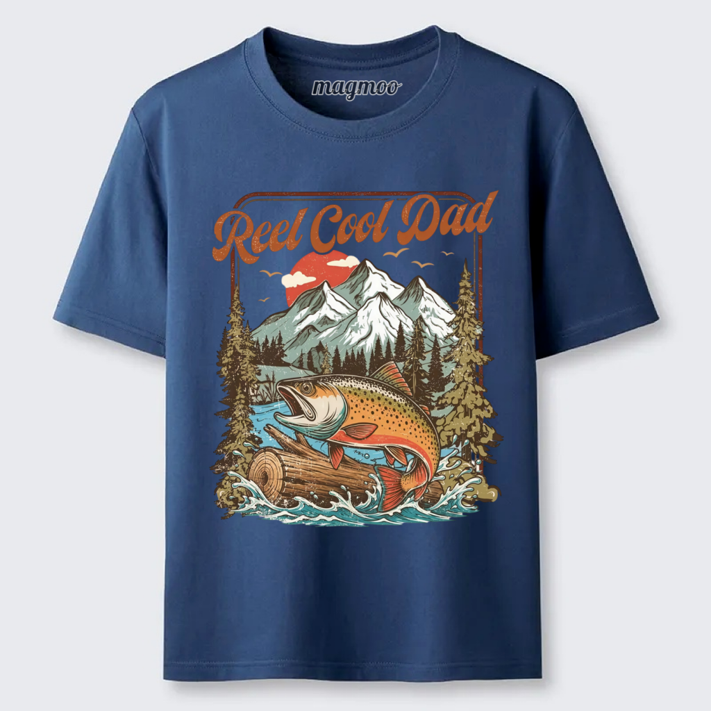 Magmoo Reel Coll Dad T-shirt