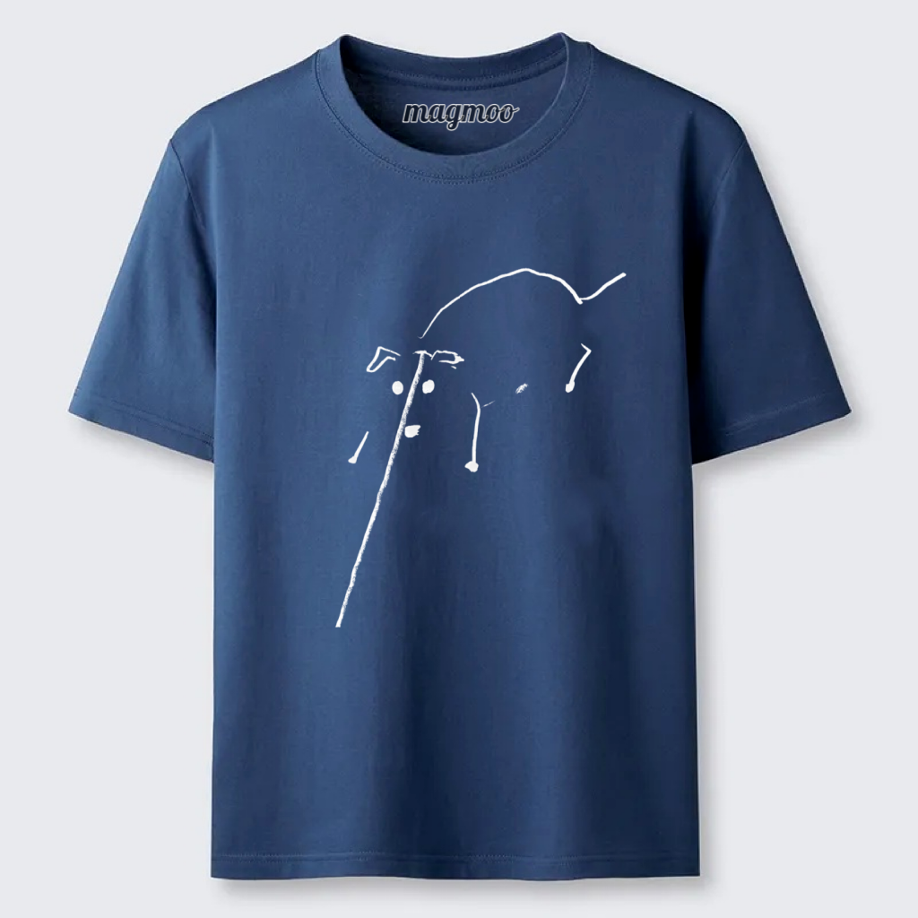 Magmoo Line Art Pup T-shirt