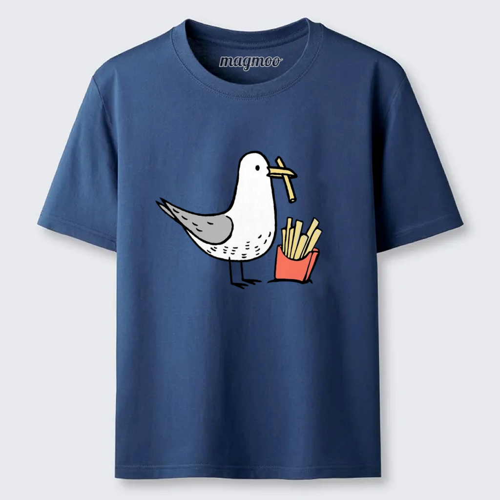 Magmoo Fry Thief Seagull T-shirt
