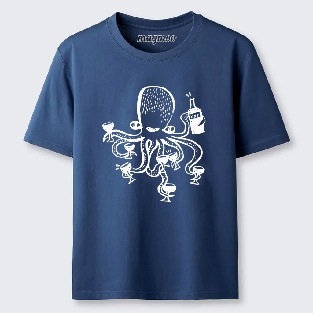 Magmoo Wine Octopus T-shirt