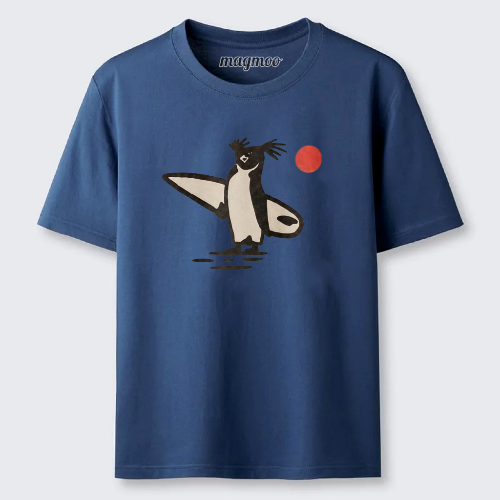 Magmoo Surfer Penguin T-shirt