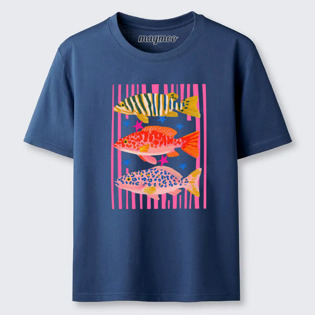 Magmoo Tropical Fish Trio T-shirt