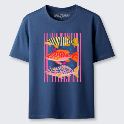 Magmoo Tropical Fish Trio T-shirt