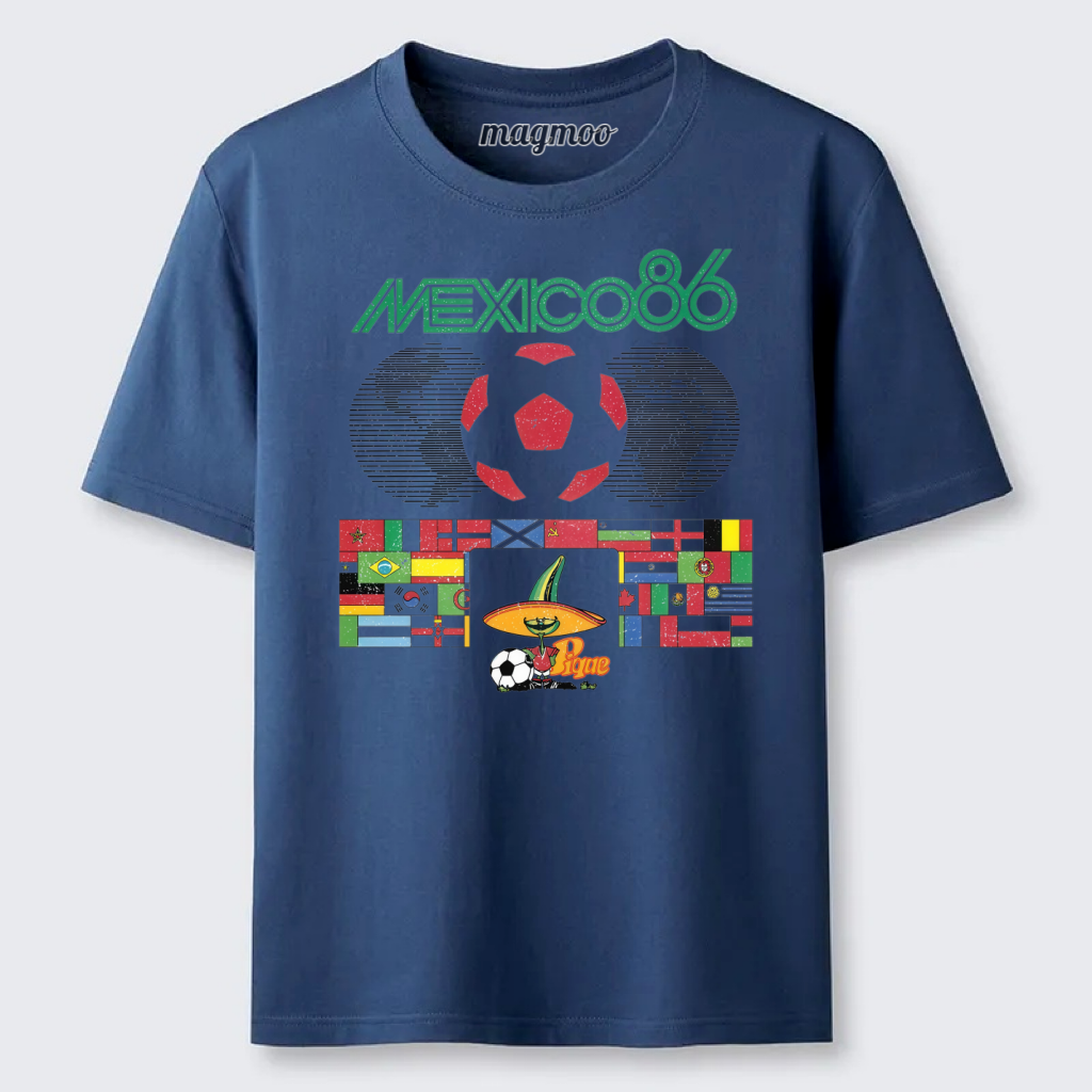 Magmoo Vintage Mexico 86 Football Mascot T-shirt