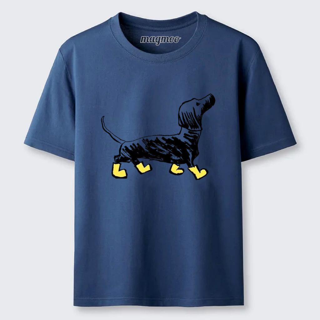 Magmoo Dachshund In Rain Boots T-shirt