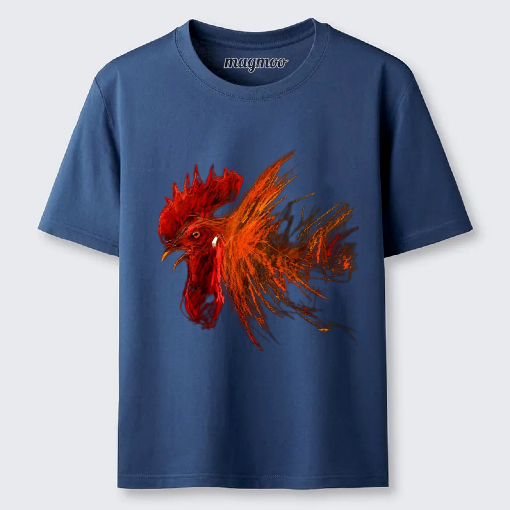 Magmoo Fire Rooster T-shirt