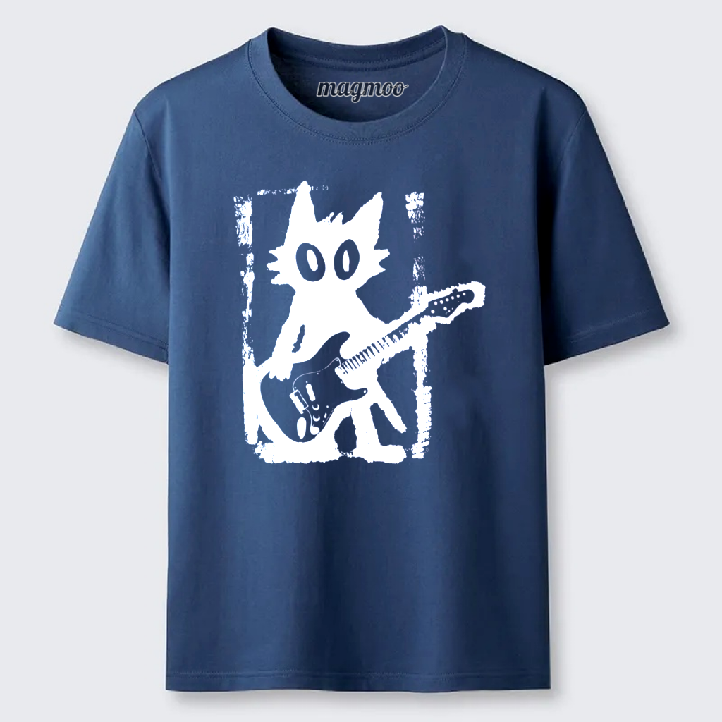 Magmoo Rock Star Cat Classic T-shirt