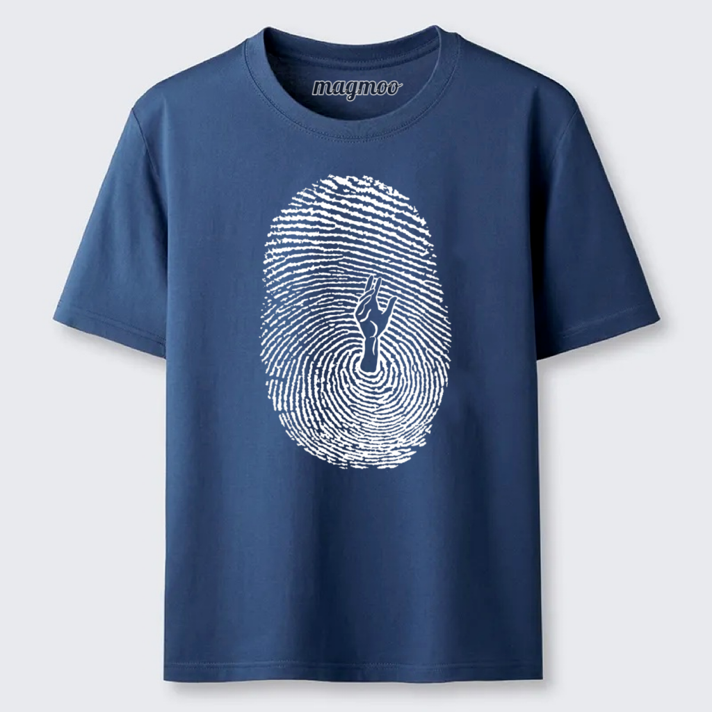 Magmoo Fingerprint Hidden Hand Classic T-shirt