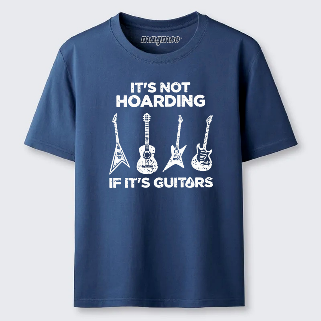 Magmoo Music Lover Guitar Hoarding Joke Classic T-shirt