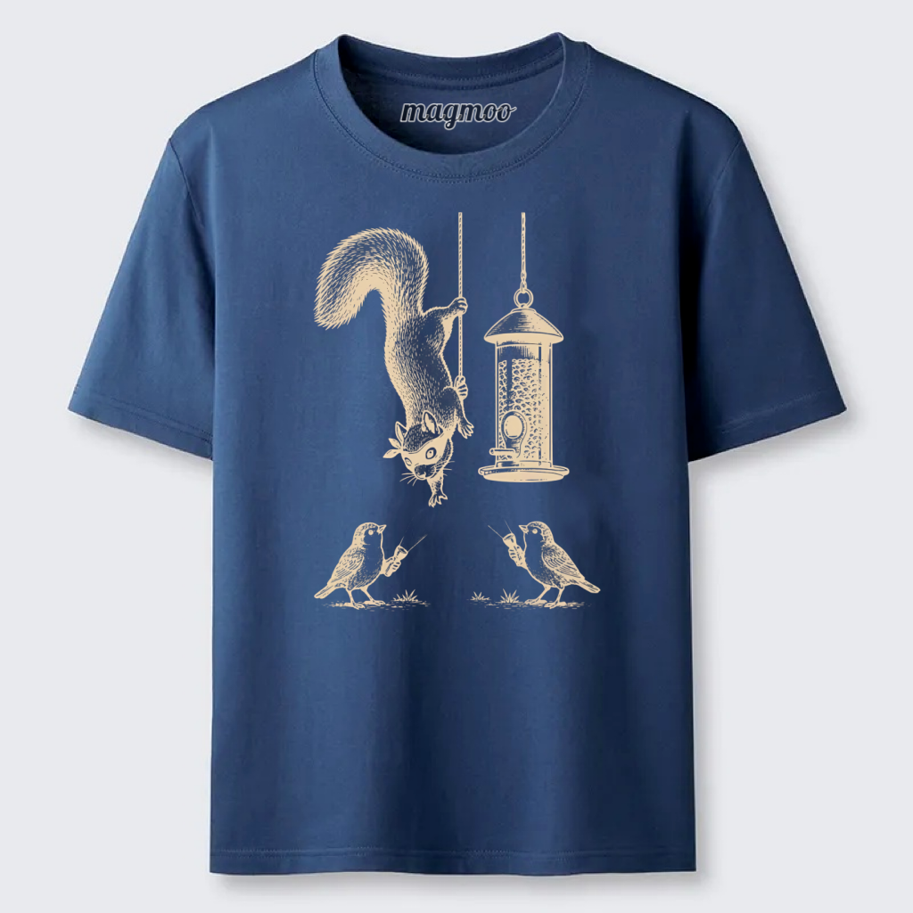 Magmoo Funny Squirrel Birds Classic T-shirt