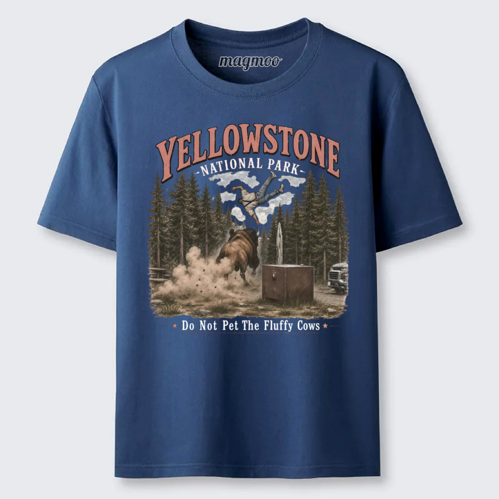 Magmoo Yellowstone Do Not Pet The Fluffy Cows Classic T-shirt