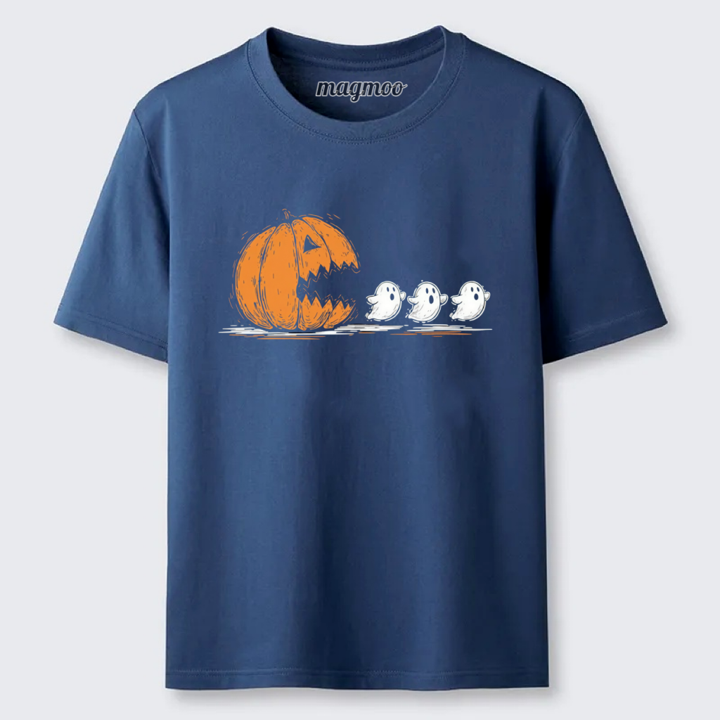 Magmoo Halloween Pumpkin Eat Ghost Classic T-shirt