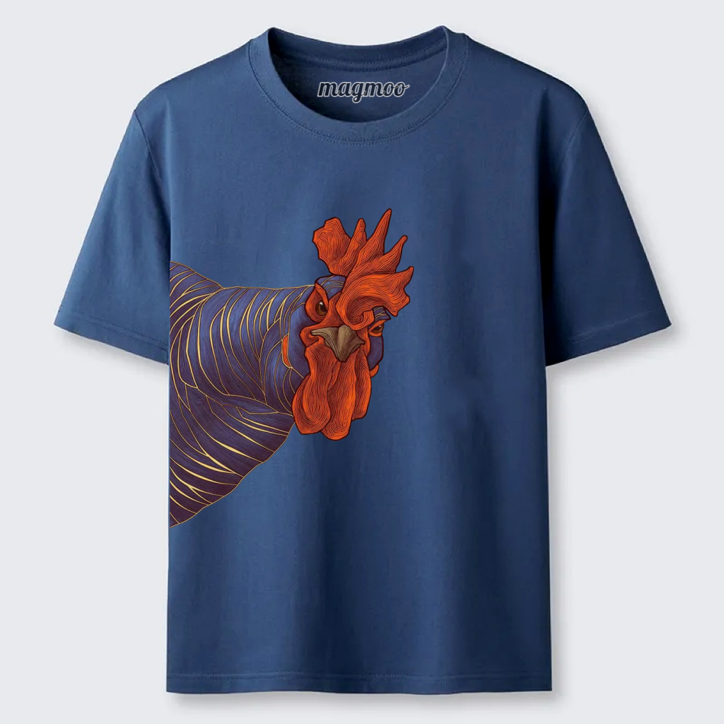 Magmoo Peeking Rooster T-shirt