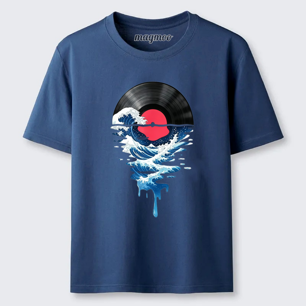 Magmoo Vinyl Records And Waves Classic T-shirt