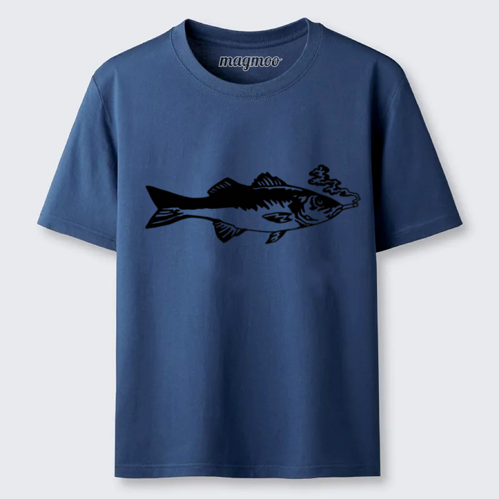 Magmoo Smoking Fish T-shirt