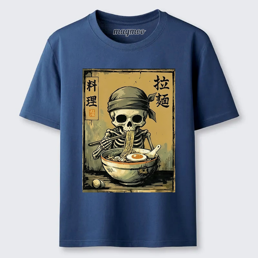 Magmoo Funny Skeleton Ramen Classic T-shirt