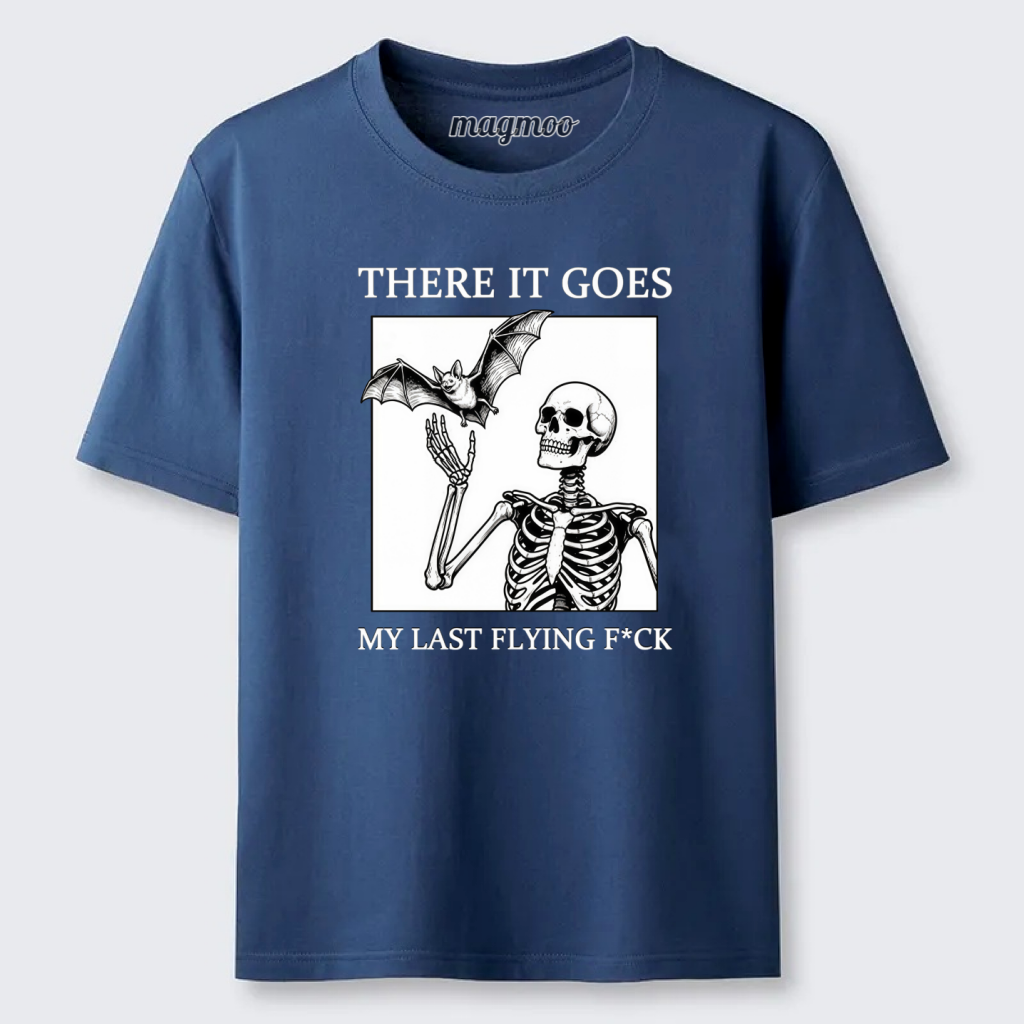 Magmoo Funny Skeleton Bat Meme Classic T-shirt