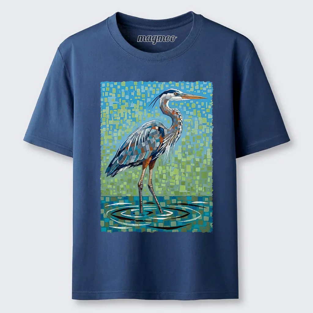 Magmoo Color Block Heron Classic T-shirt