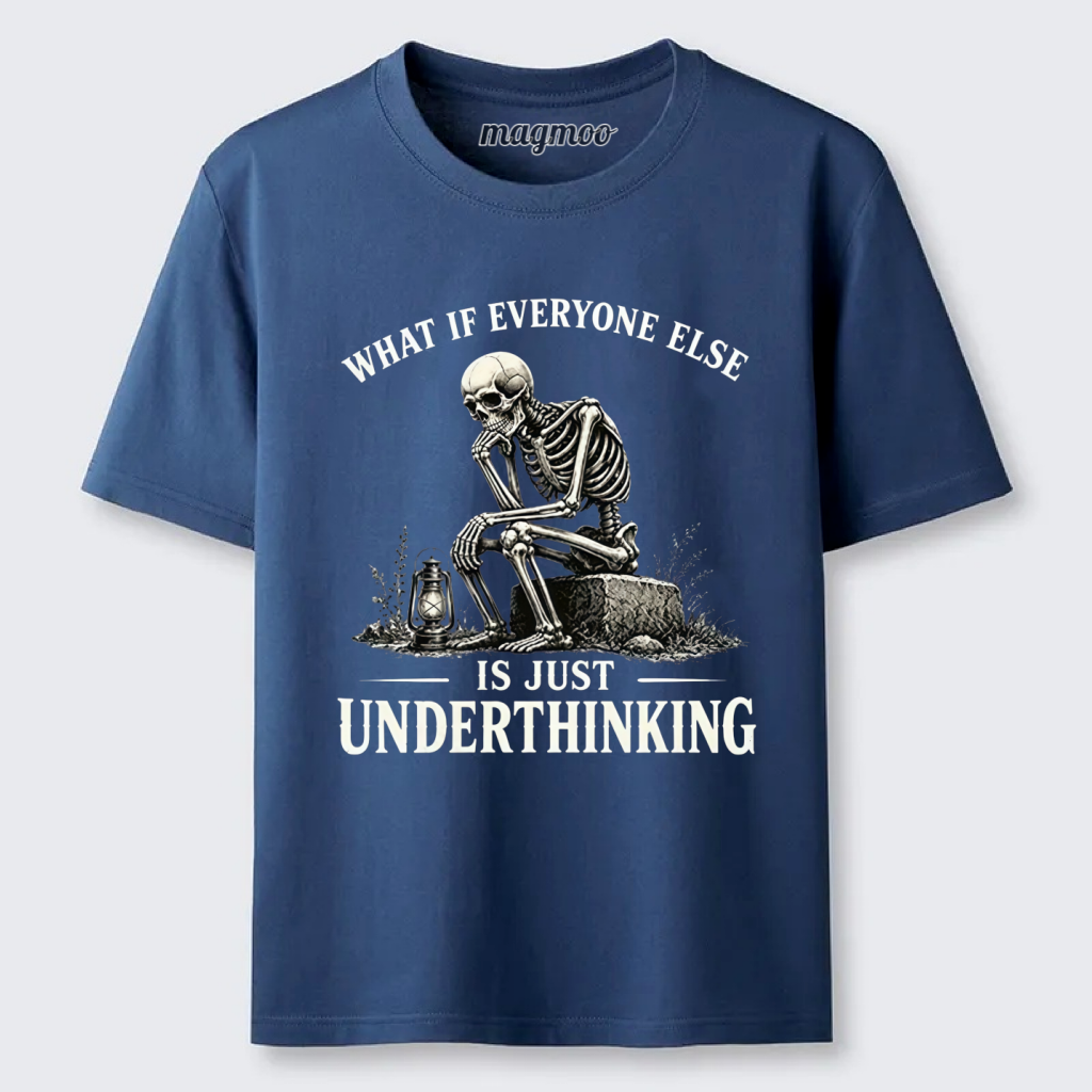 Magmoo Skeleton Deep Thought Meme Classic T-shirt