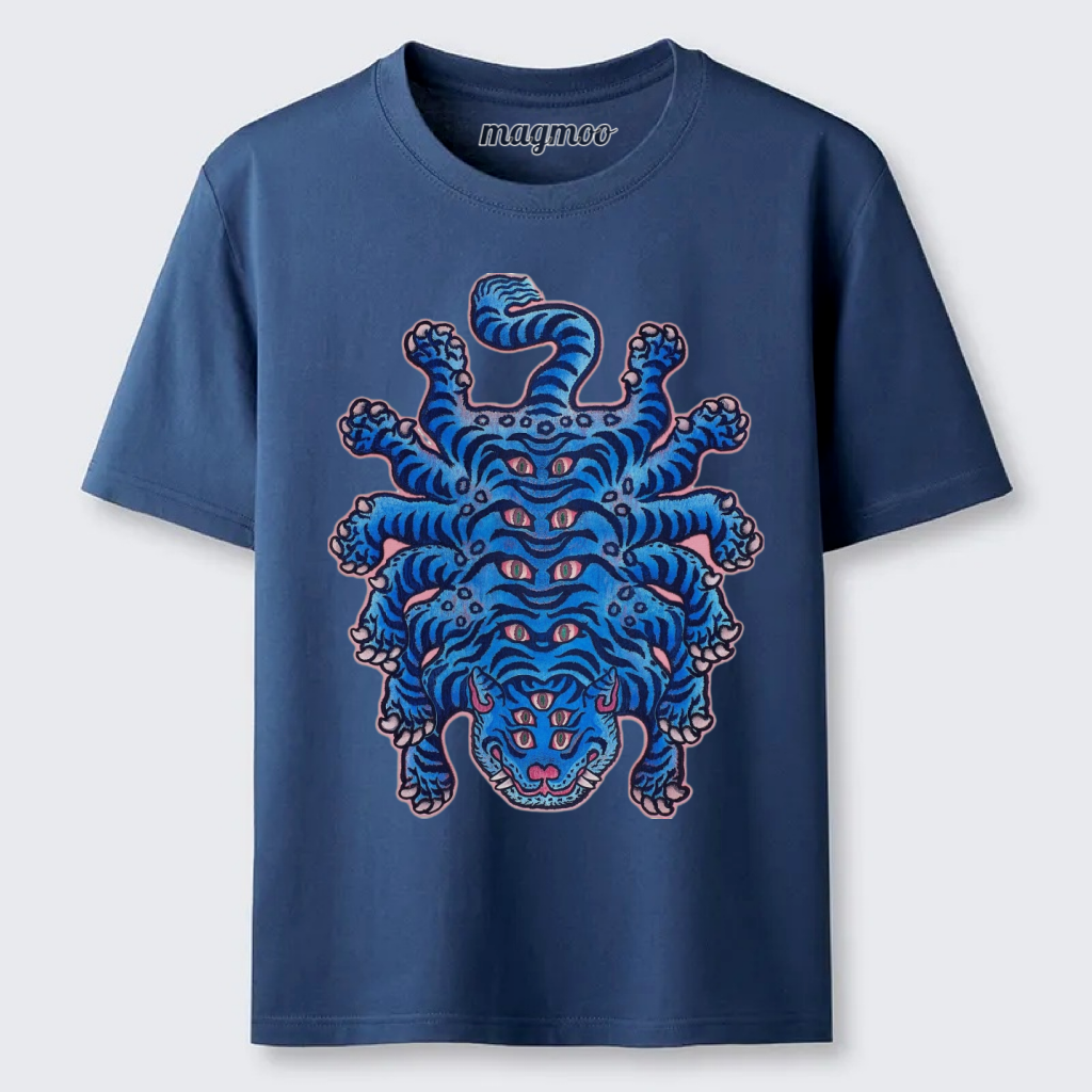 Magmoo Multi-Armed Blue T-shirt