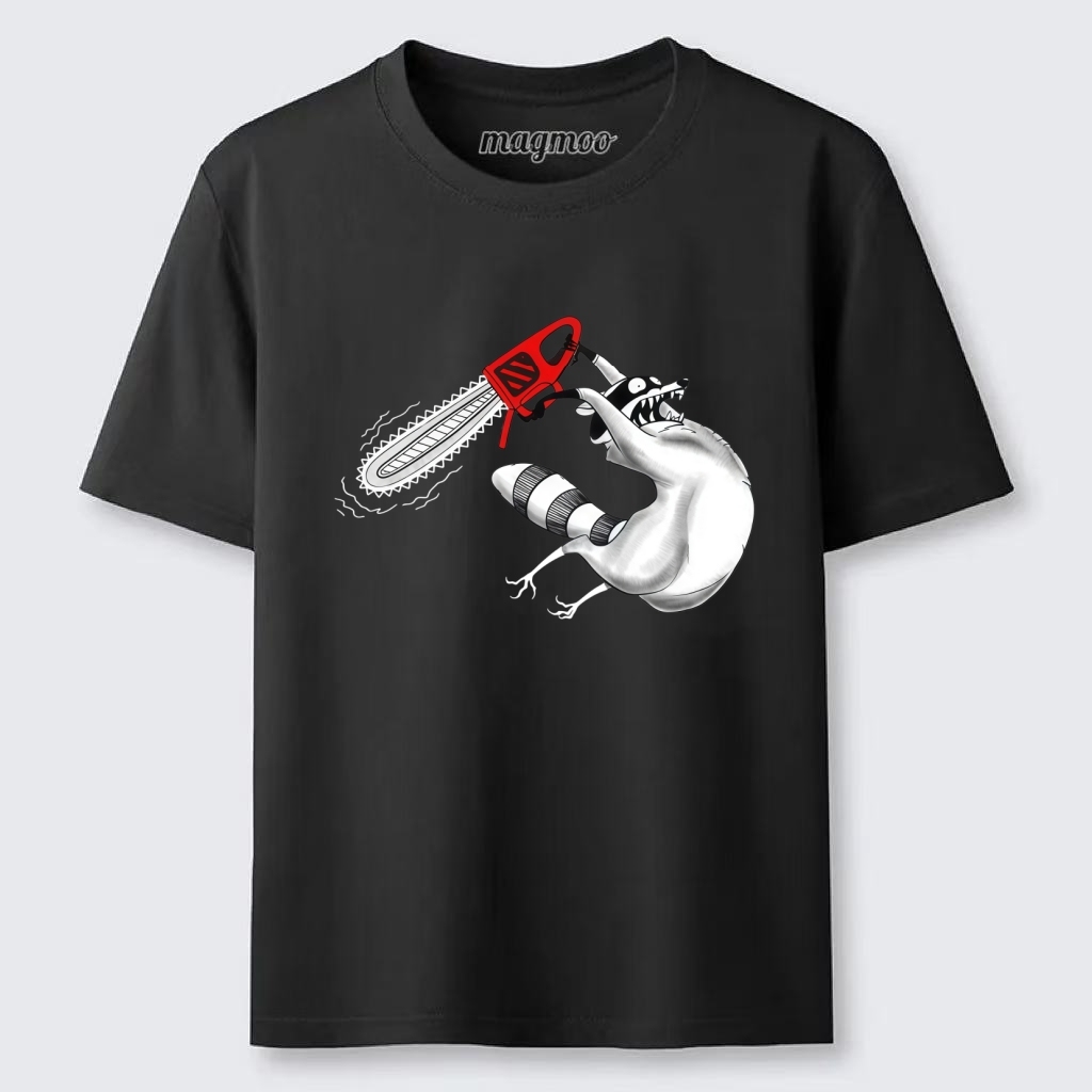 Magmoo Chainsaw Raccoon Classic T-shirt