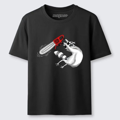 Magmoo Chainsaw Raccoon Classic T-shirt