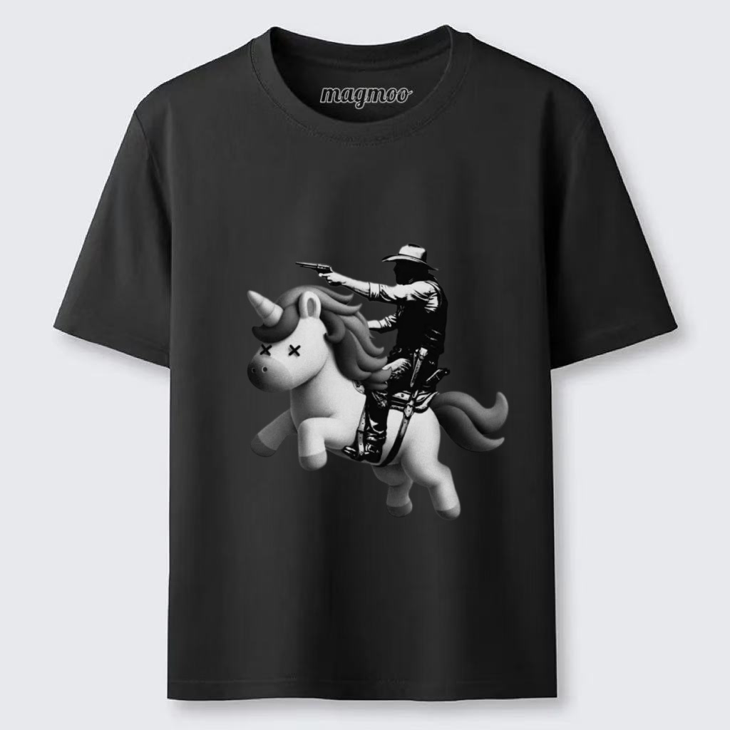 Magmoo Cowboy and Unicorn T-shirt