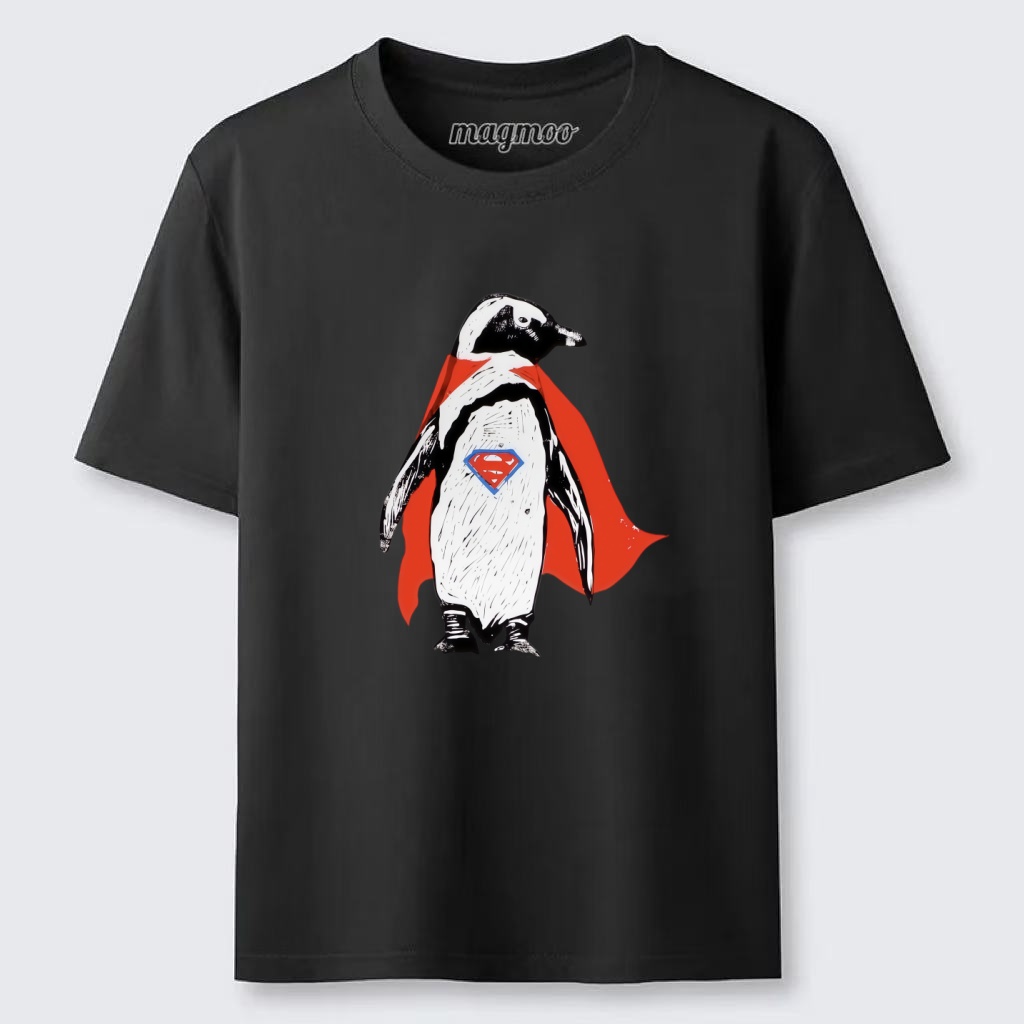 Magmoo Superman Penguin T-shirt