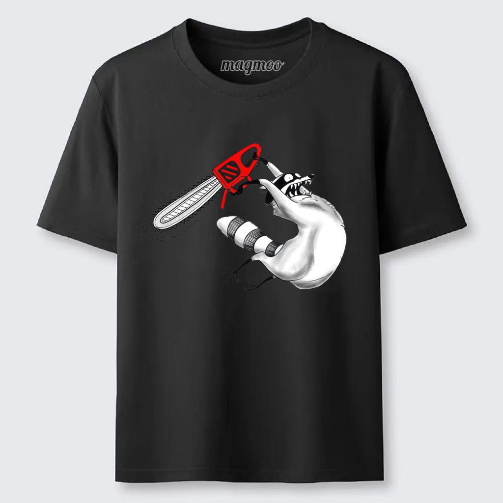Magmoo Chainsaw Raccoon T-shirt