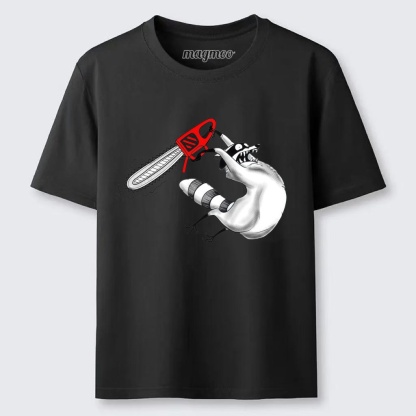 Magmoo Chainsaw Raccoon T-shirt