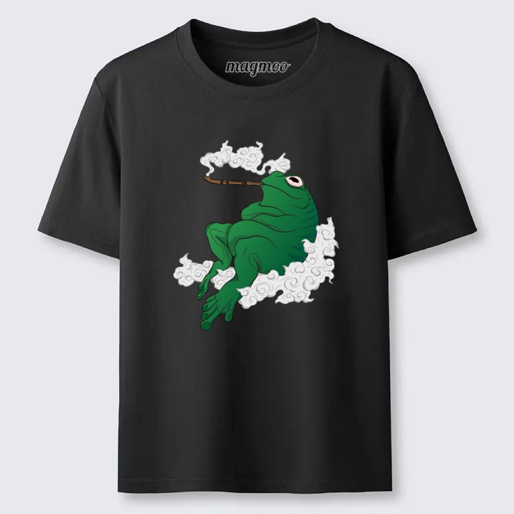 Magmoo Zen Smoking Frog T-shirt