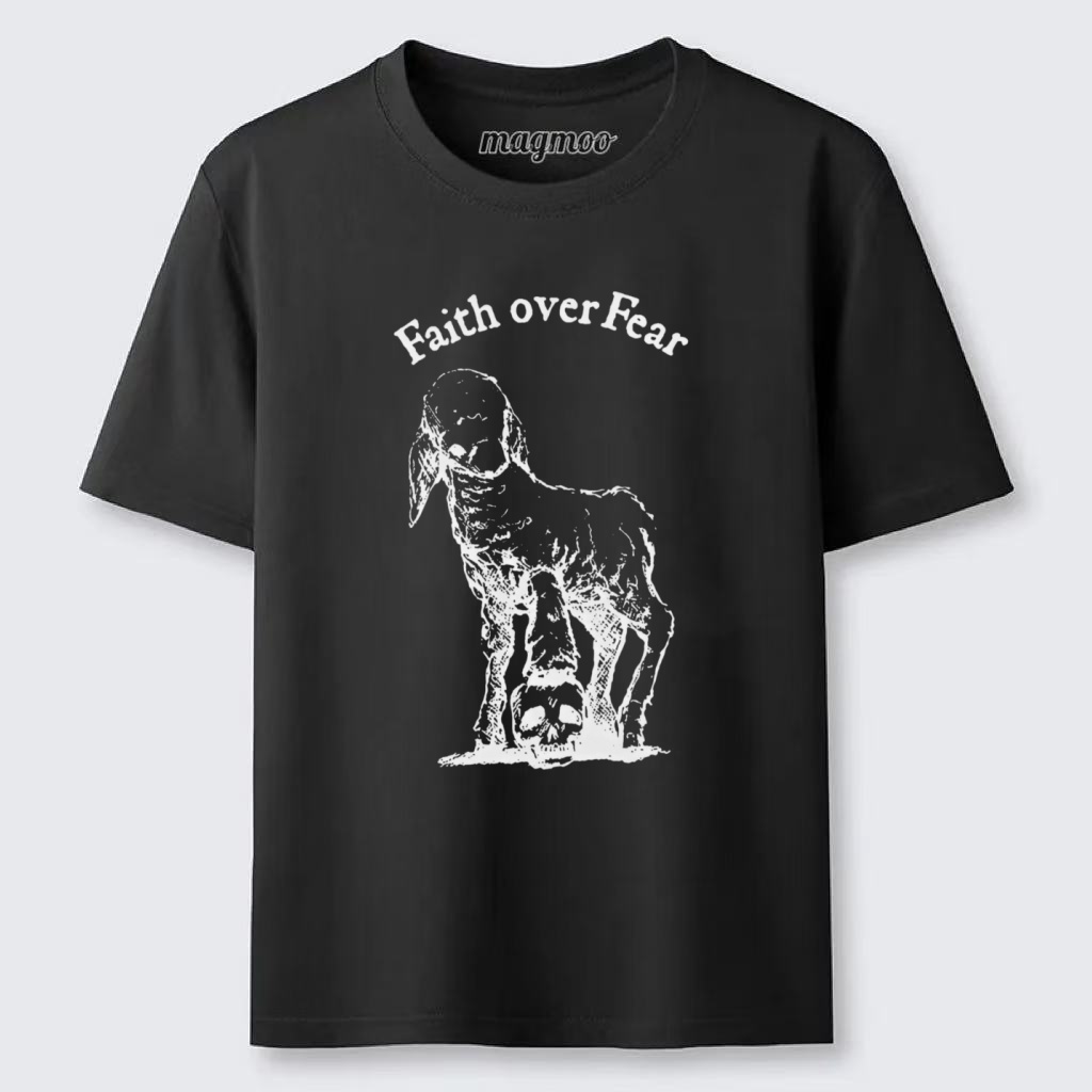 Magmoo Faith Over Fear Lamb T-shirt