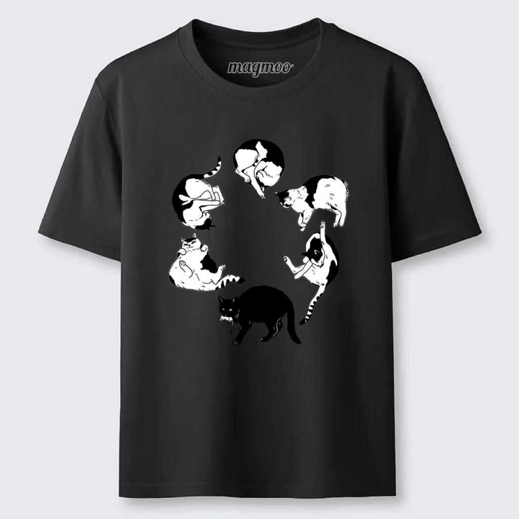 Magmoo Circle of Cats T-shirt