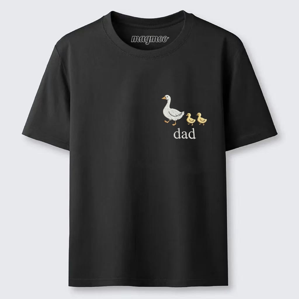 Magmoo Embroidered Dad Goose T-shirt