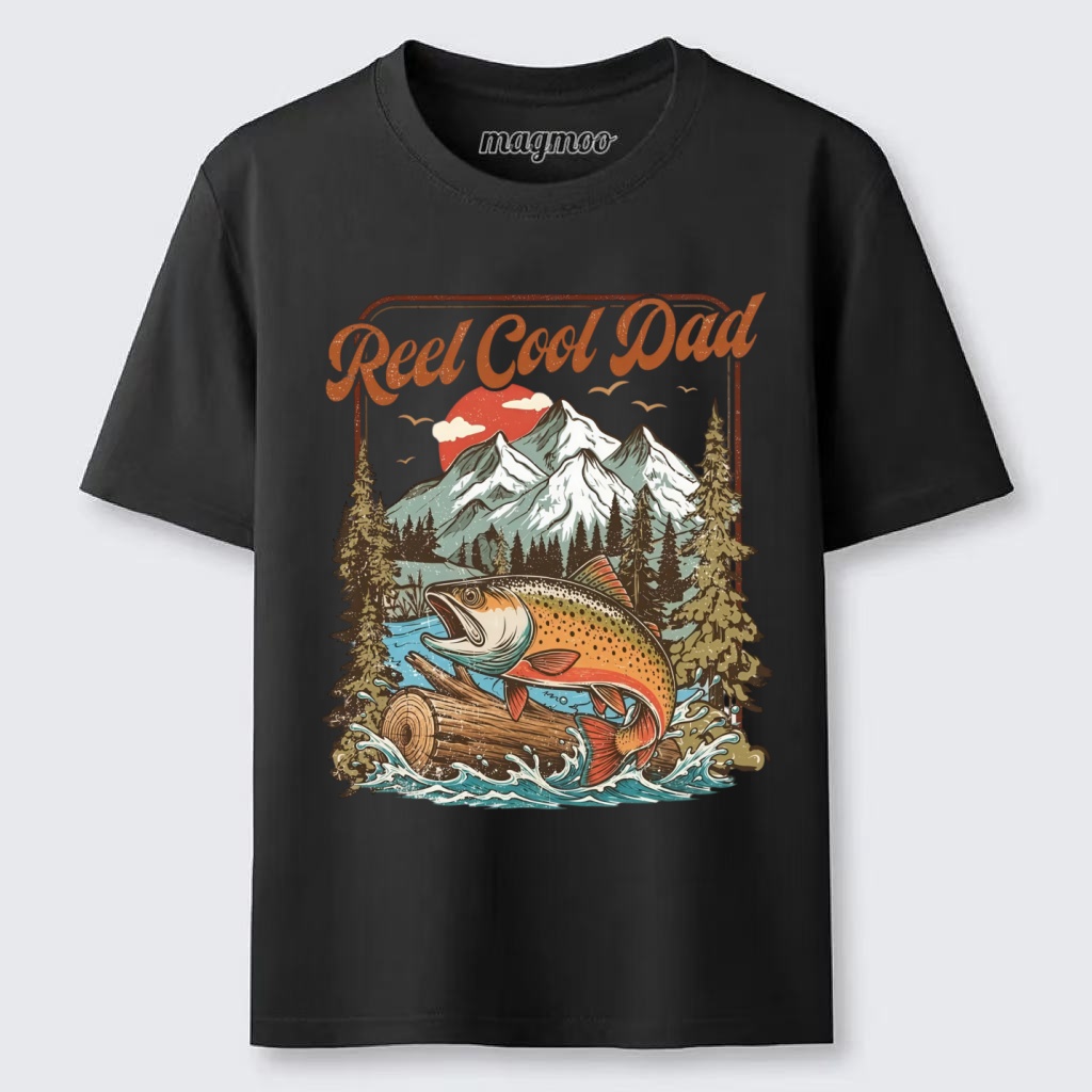 Magmoo Reel Coll Dad T-shirt