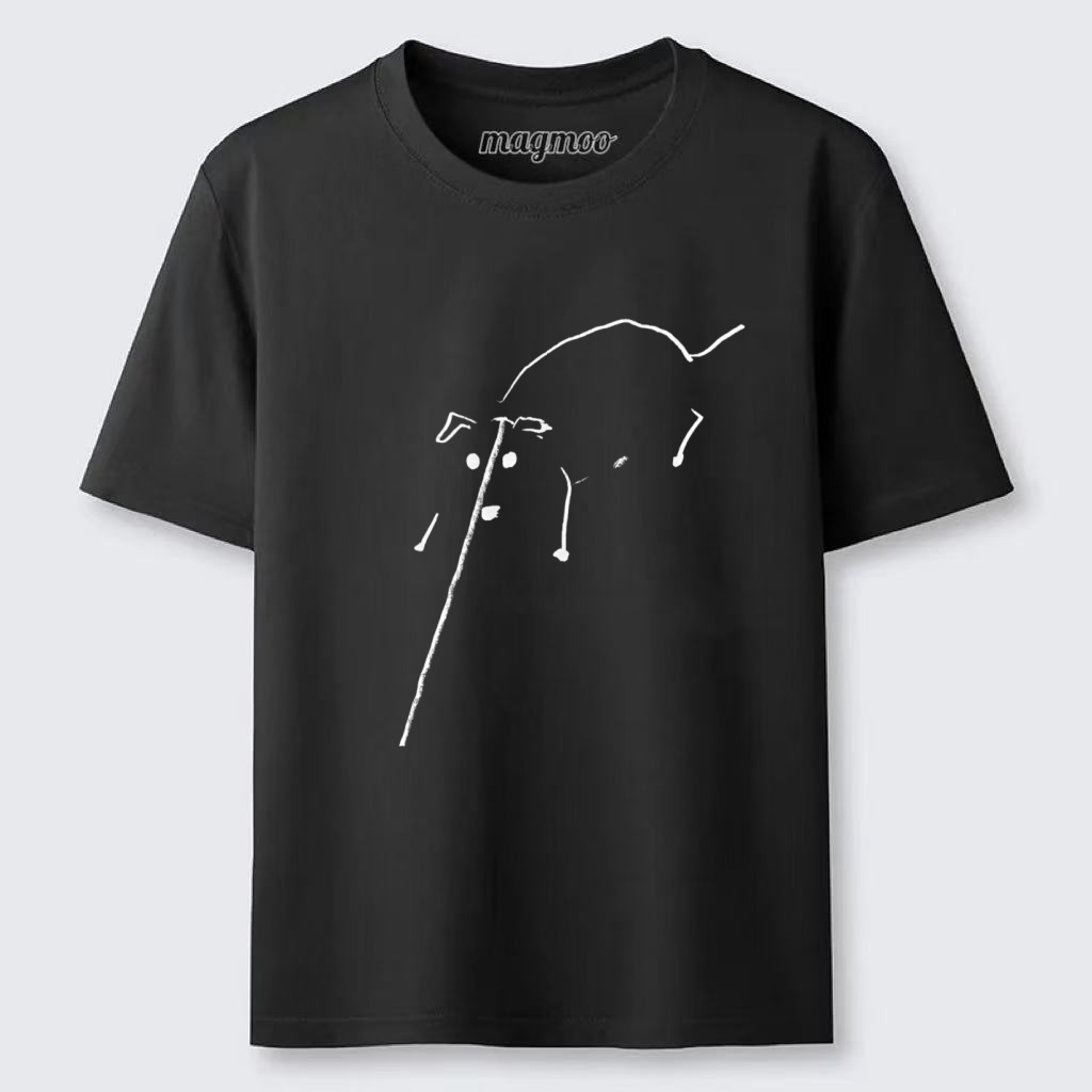Magmoo Line Art Pup T-shirt