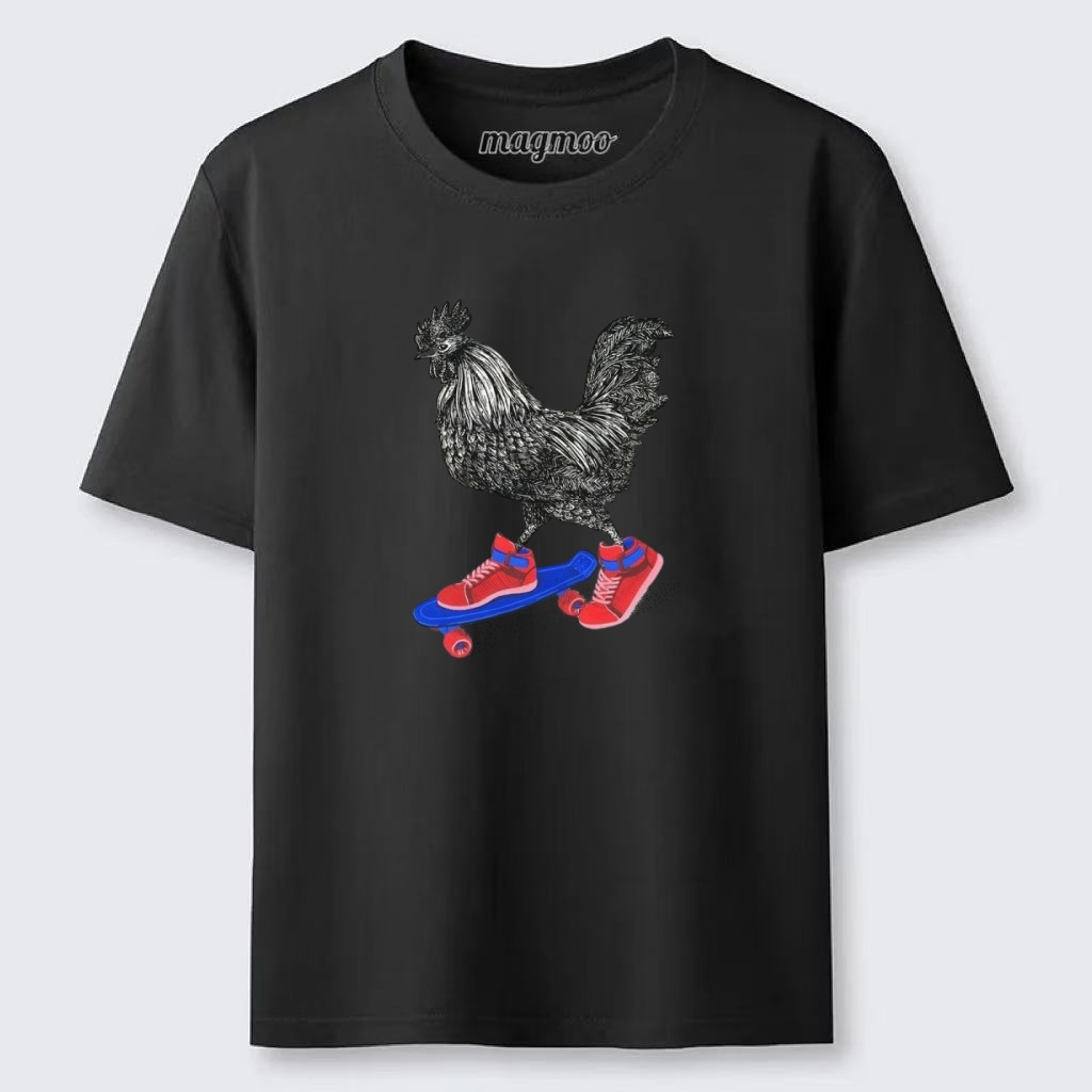 Magmoo Skate Rooster T-shirt