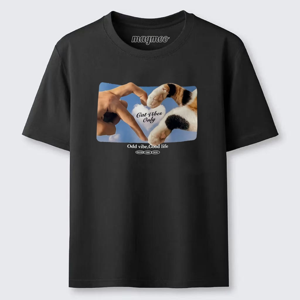 Magmoo Cat Vibes Only T-shirt
