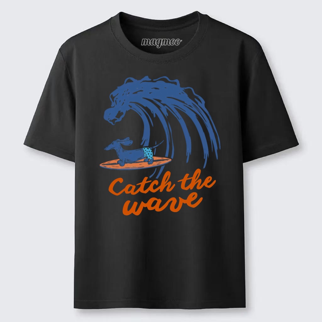 Magmoo Catch The Wave Doxie T-shirt