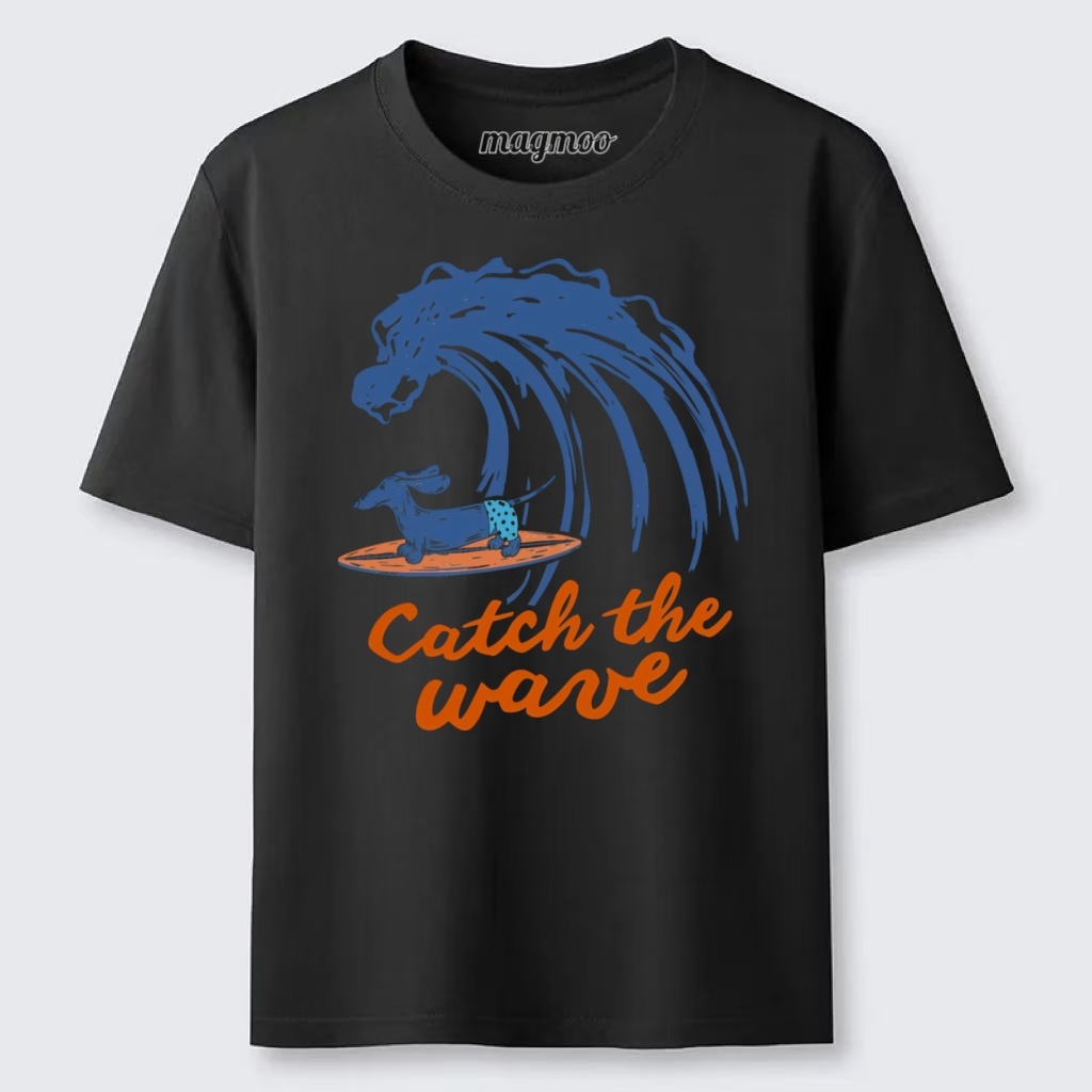 Magmoo Catch The Wave Doxie T-shirt