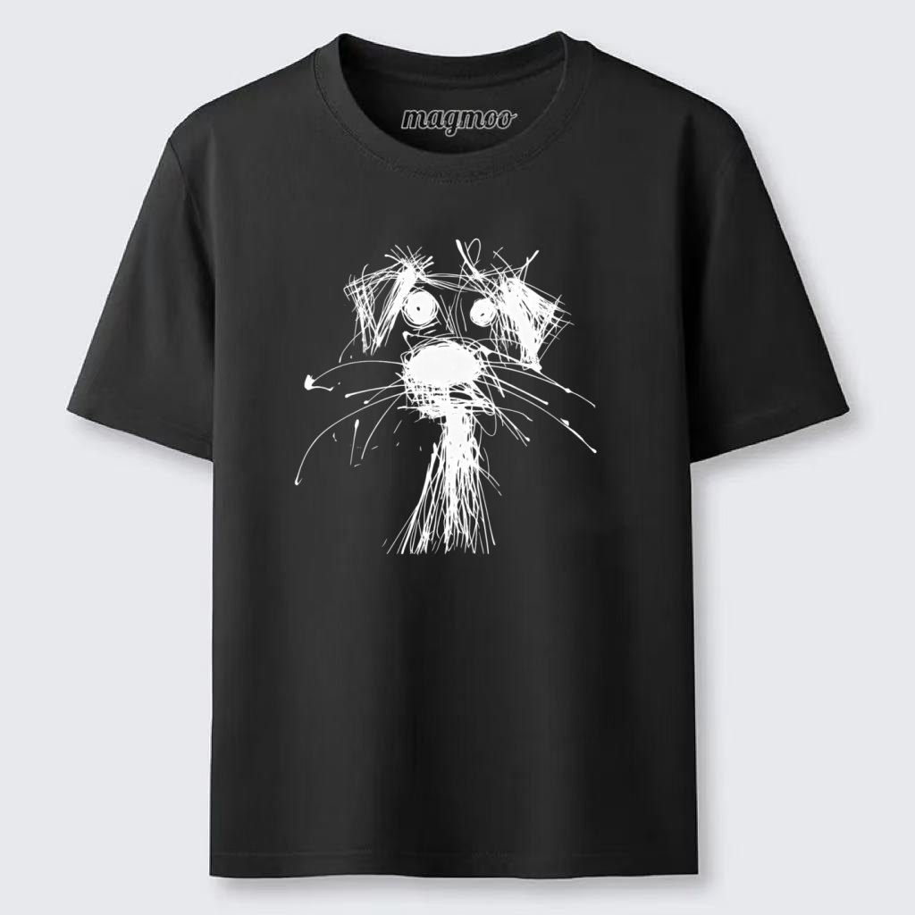 Magmoo Scribble Sketch Dog T-shirt