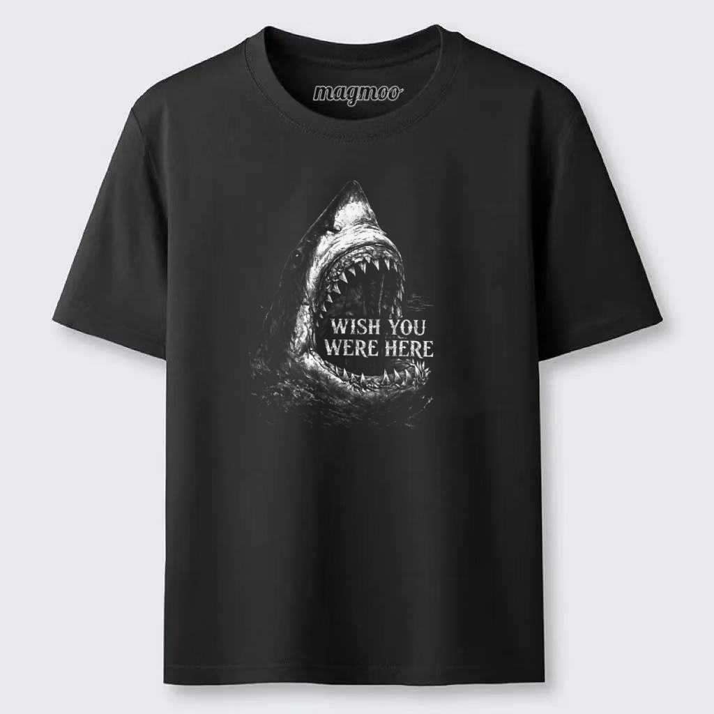 Magmoo Wish You Were Here Shark T-shirt