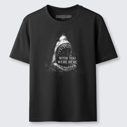 Magmoo Wish You Were Here Shark T-shirt