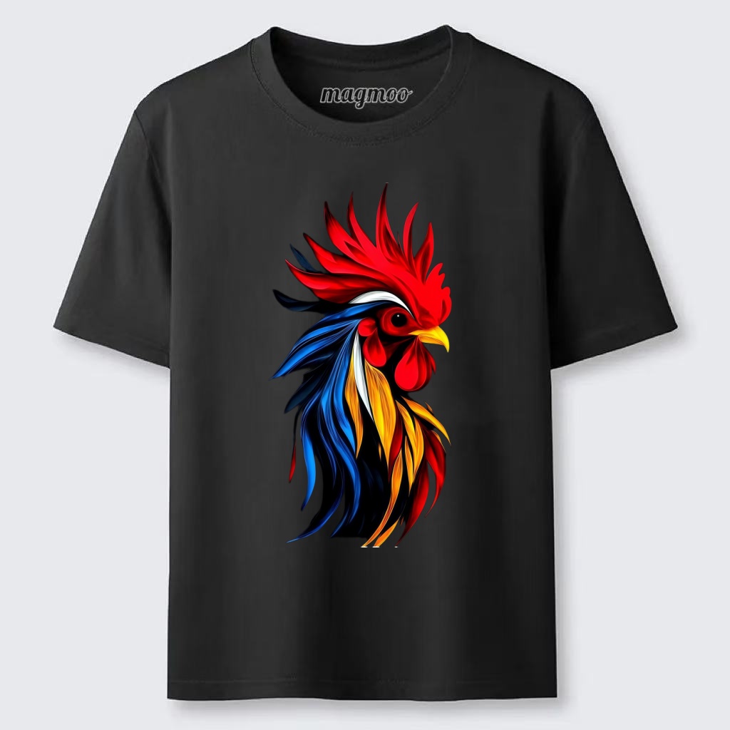 Magmoo Colorful Rooster T-shirt