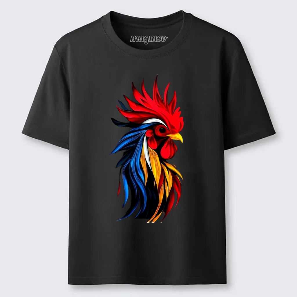 Magmoo Colorful Rooster T-shirt