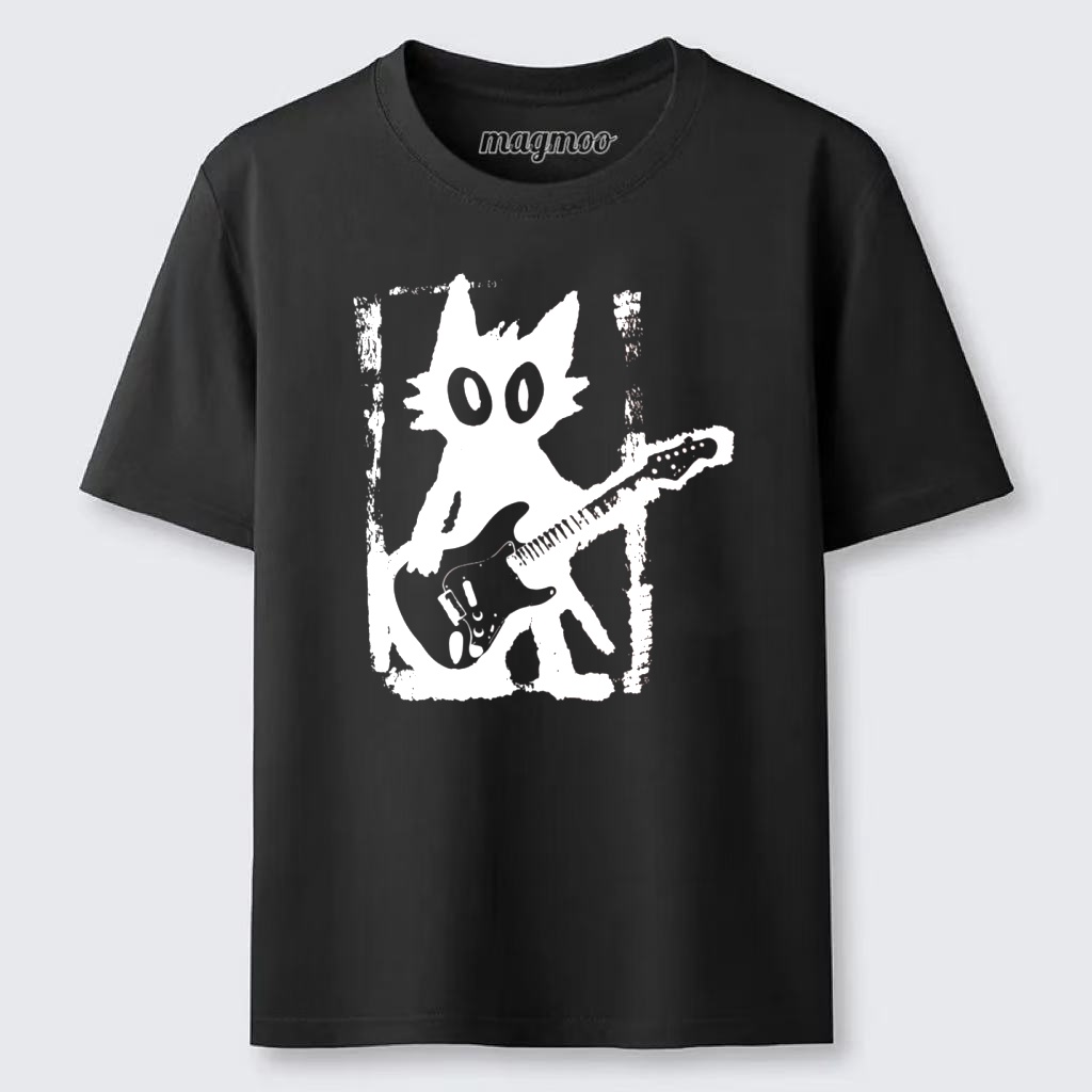 Magmoo Rock Star Cat Classic T-shirt