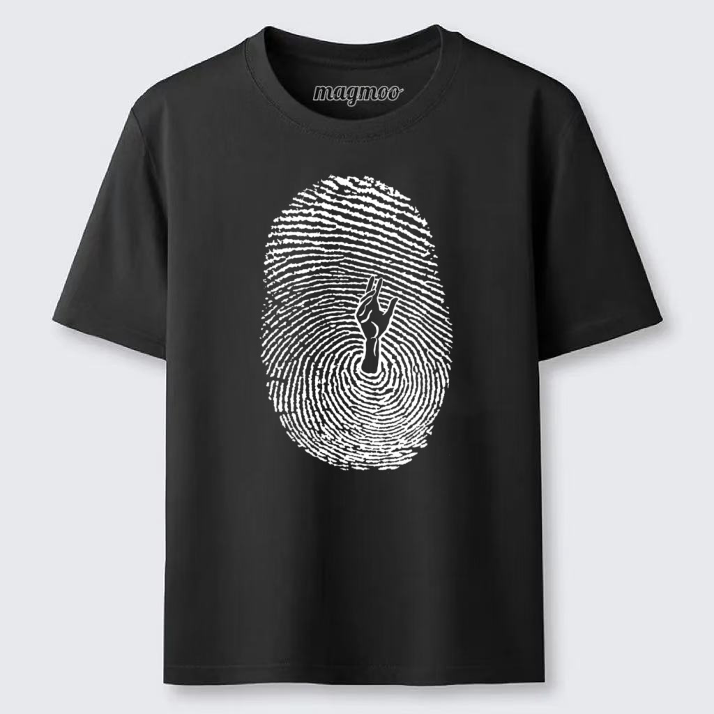 Magmoo Fingerprint Hidden Hand Classic T-shirt