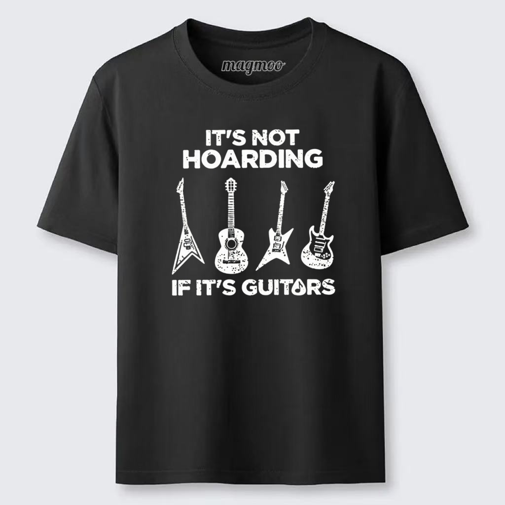 Magmoo Music Lover Guitar Hoarding Joke Classic T-shirt