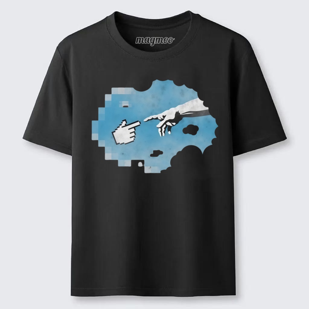 Magmoo Pixel Creation Hands Classic T-shirt